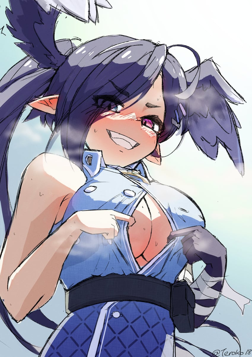selen tatsuki (nijisanji and 1 more) drawn by taroko3