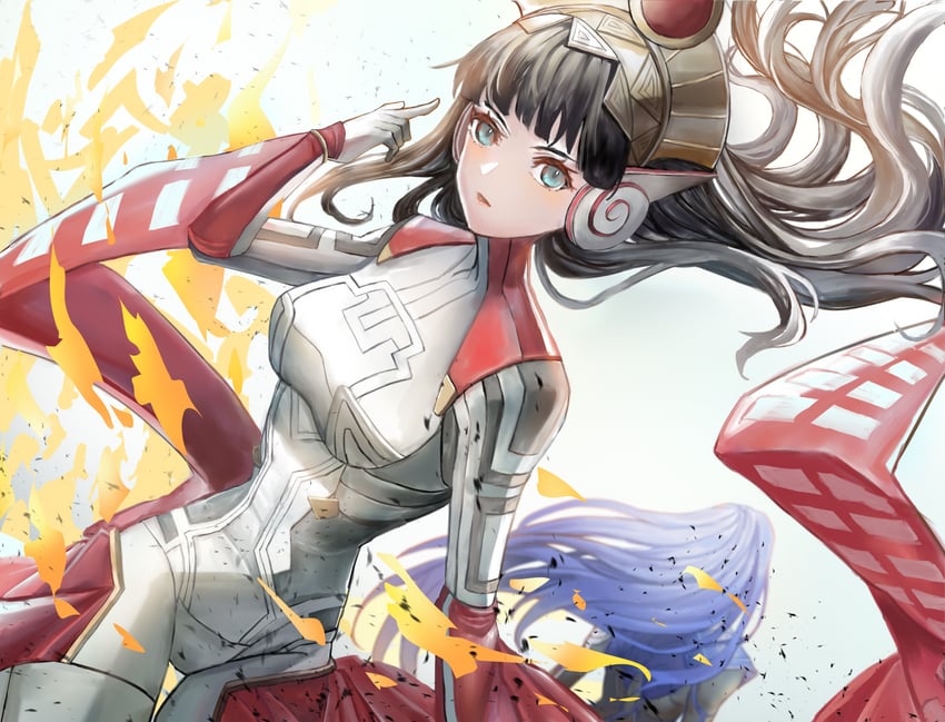 protagonist and isonokami tao (shin megami tensei and 1 more) drawn by mochigana