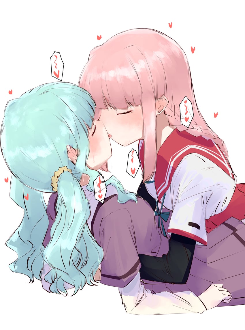 tamaki iroha and futaba sana (mahou shoujo madoka magica and 1 more) drawn by sakaemdg