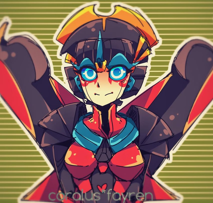 windblade (transformers and 1 more) drawn by coralus