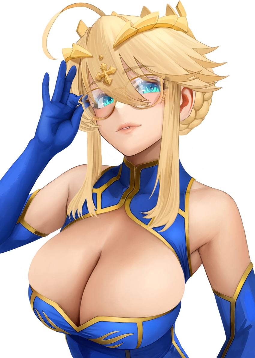 artoria pendragon (fate and 1 more) drawn by yamaneko_(tkdrumsco)