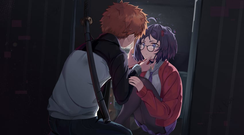 emiya shirou, mita, and mila (fate and 2 more) drawn by shokobr