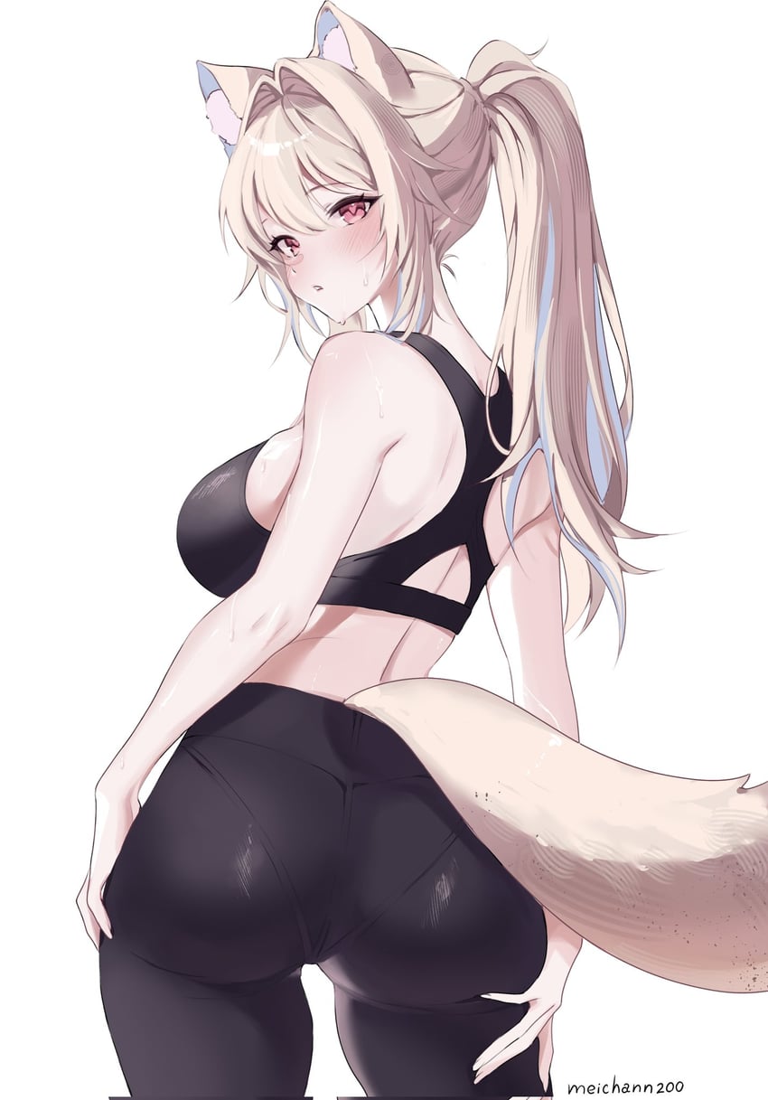 fuwawa abyssgard (hololive and 1 more) drawn by meichan