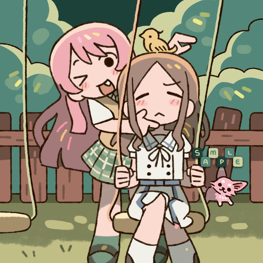 chihaya anon and nagasaki soyo (bang dream! and 1 more) drawn by parrycat