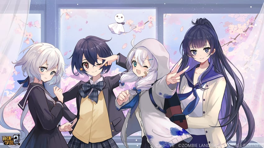 kiana kaslana, raiden mei, konno junko, and mizuno ai (honkai and 2 more)