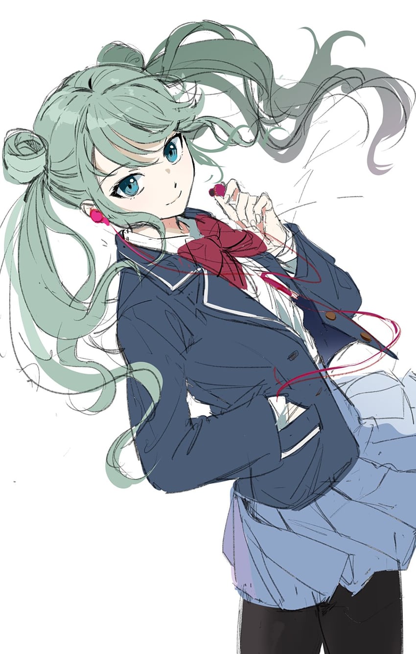 hatsune miku and vivid bad squad miku (vocaloid and 1 more) drawn by iwatnc