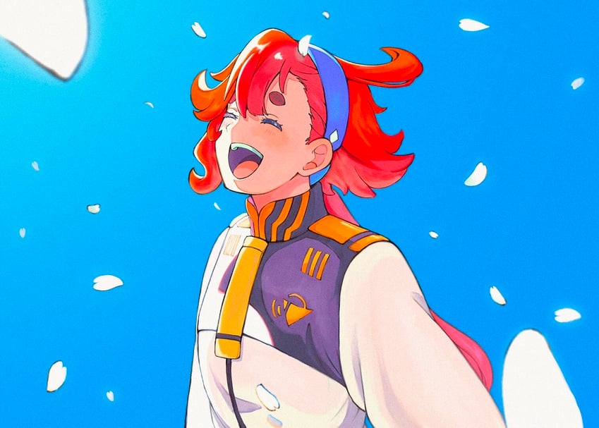 suletta mercury (gundam and 1 more) drawn by suiseikaro
