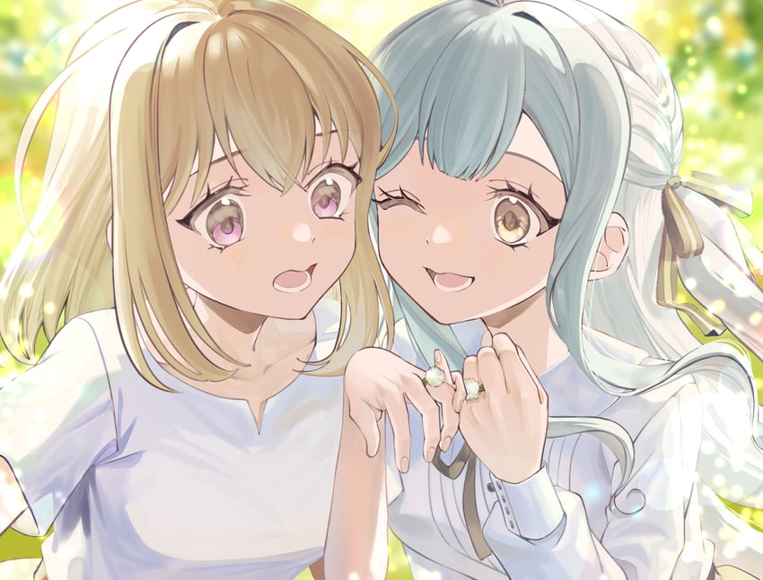 togawa sakiko and misumi uika (bang dream! and 1 more) drawn by ccc_cloudy