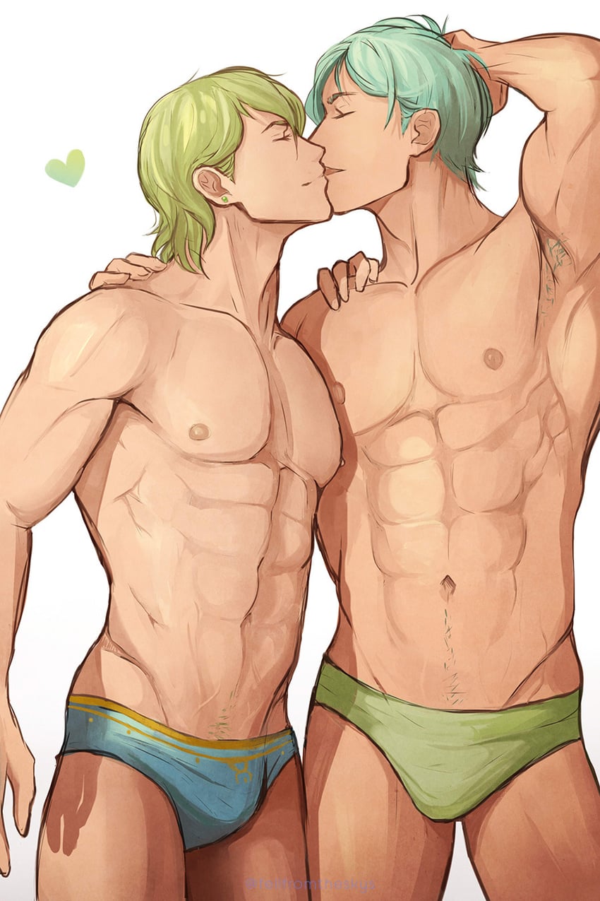 ephraim and innes (fire emblem and 1 more) drawn by fell_from_the_sky