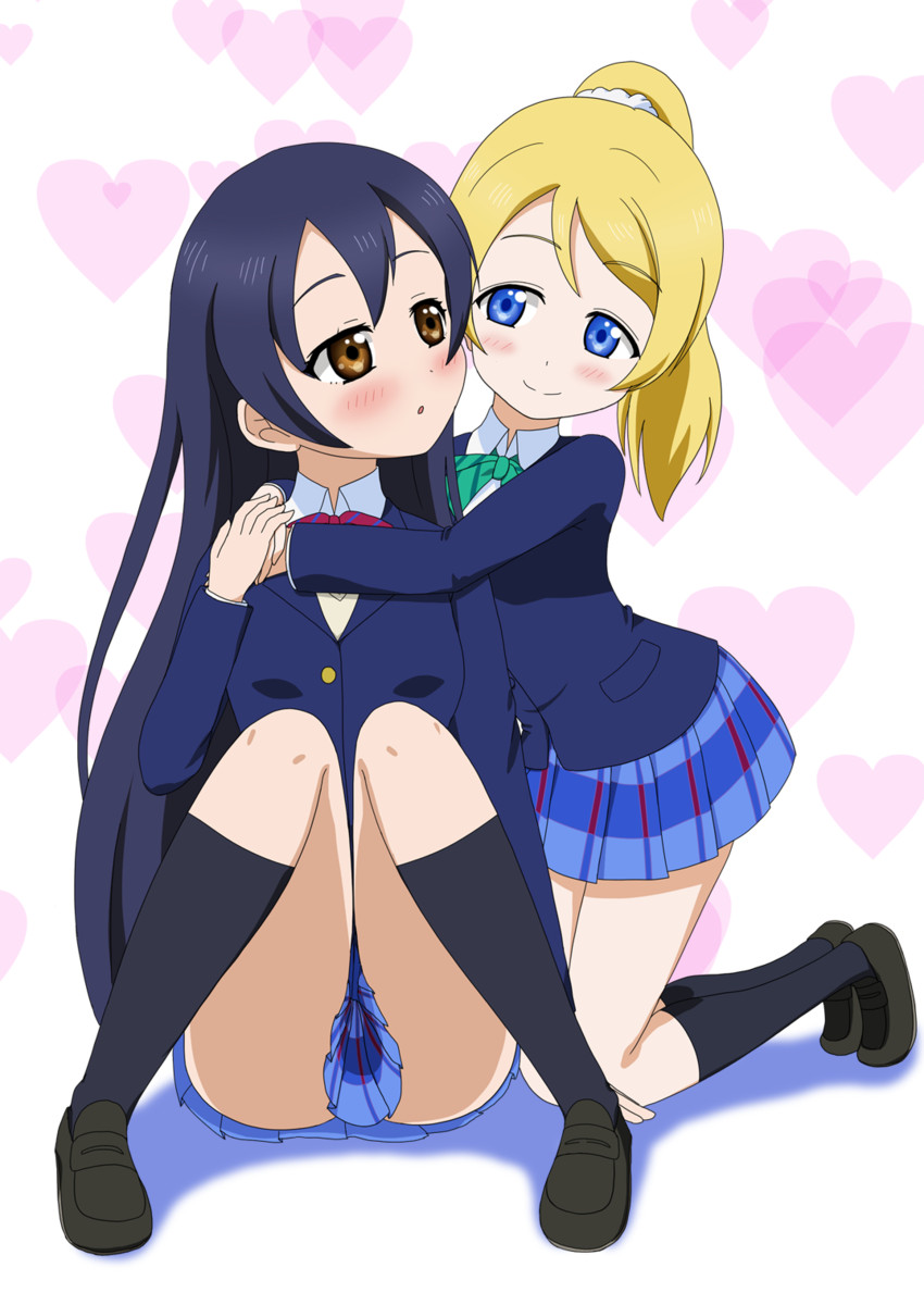 sonoda umi and ayase eli (love live! and 1 more) drawn by hoshino_sora