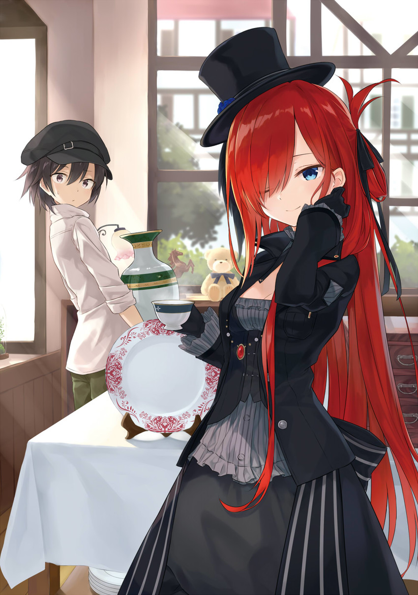 riviere and mcmillia (majo no tabitabi and 1 more) drawn by azuuru
