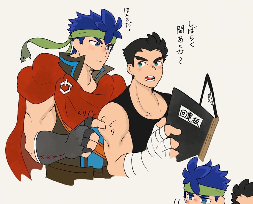 ike and little mac (fire emblem and 3 more) drawn by ya_tudoki15