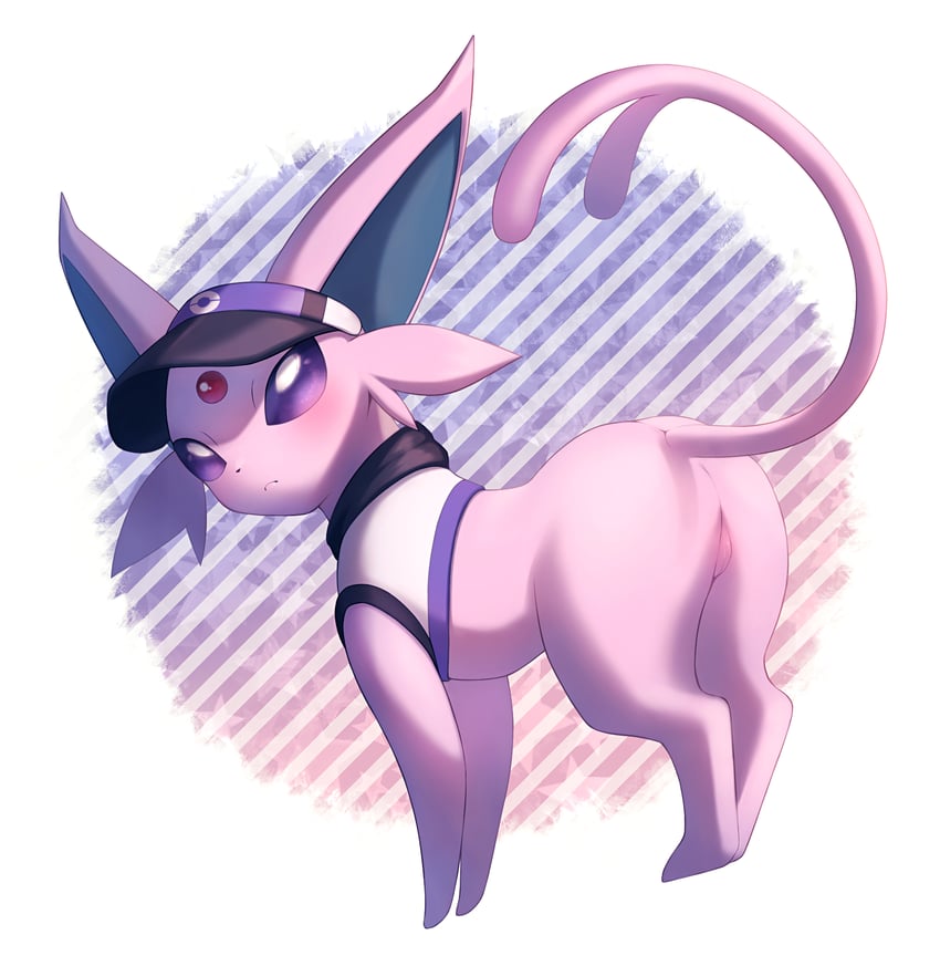espeon (pokemon and 1 more) drawn by maki_(letusgomaki)