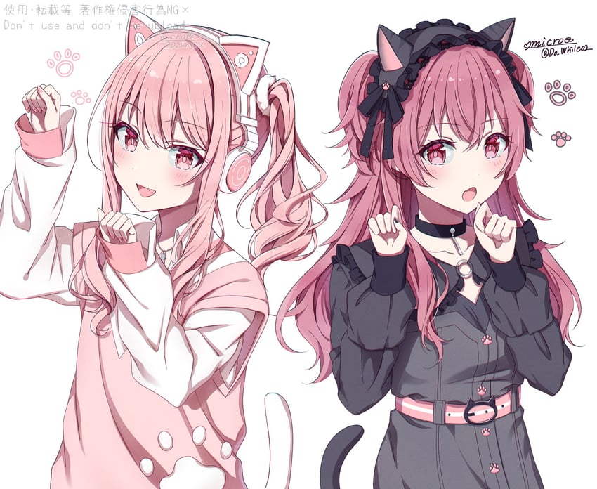 akiyama mizuki and momoi airi (project sekai) drawn by do_while02
