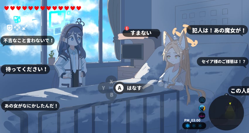 aris and seia (blue archive and 2 more) drawn by miaki_(mi_autumn39)