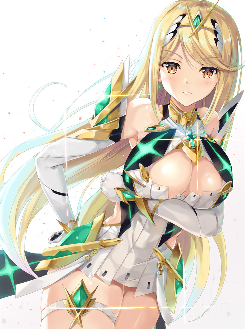 mythra (xenoblade chronicles and 1 more) drawn by inoue_takuya_(tactactak)