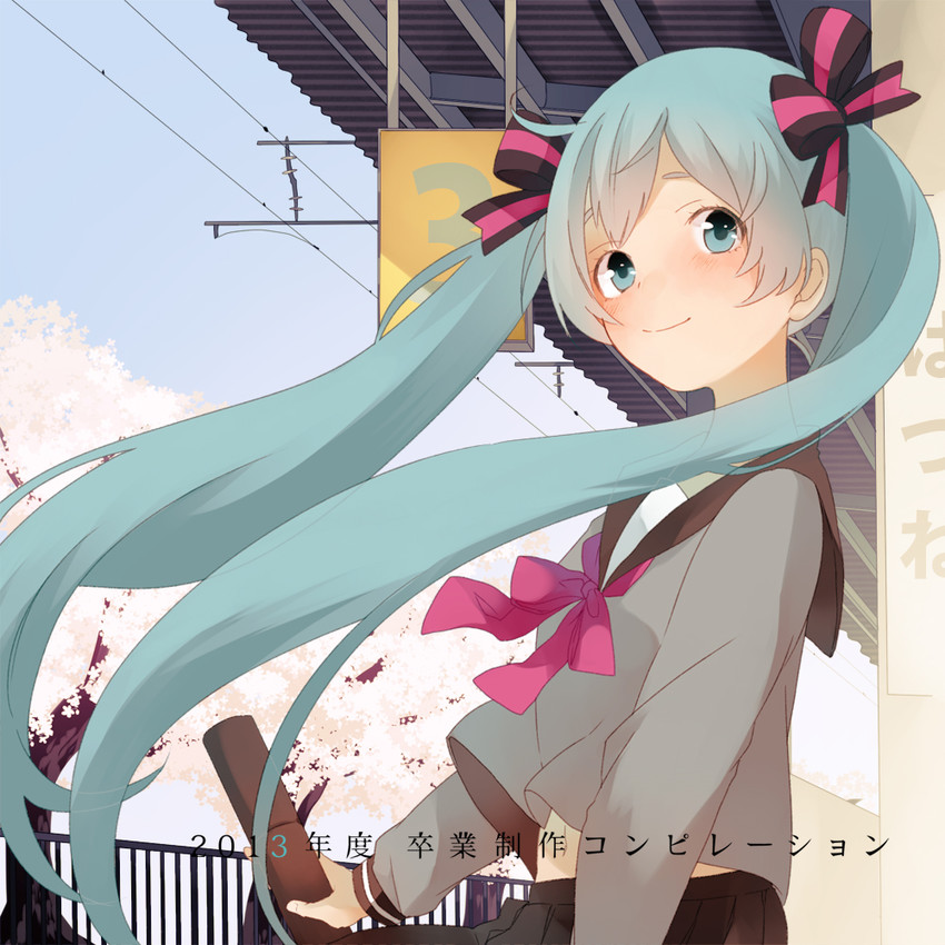hatsune miku (vocaloid) drawn by koyubi_right