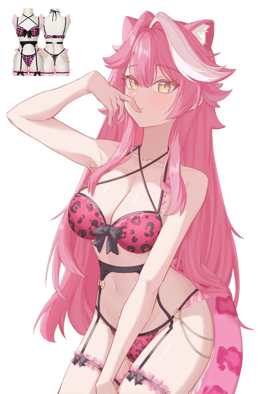 raora panthera (hololive and 1 more) drawn by foku_(fokufokuu)