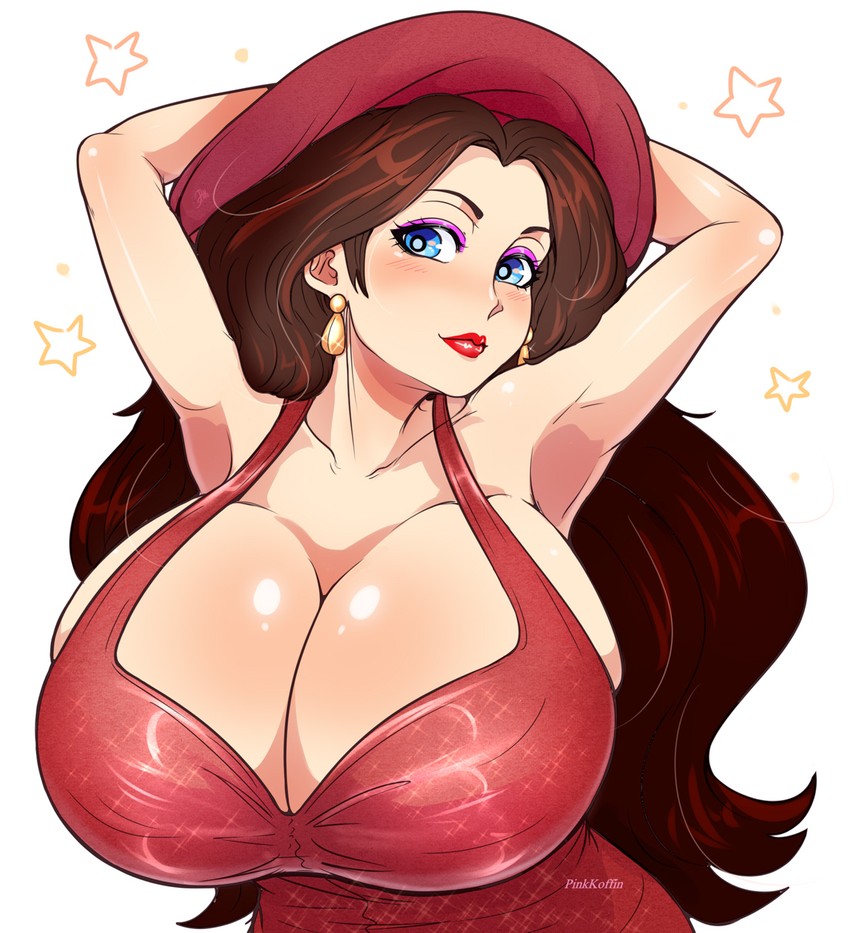 pauline (mario and 2 more) drawn by pinkkoffin