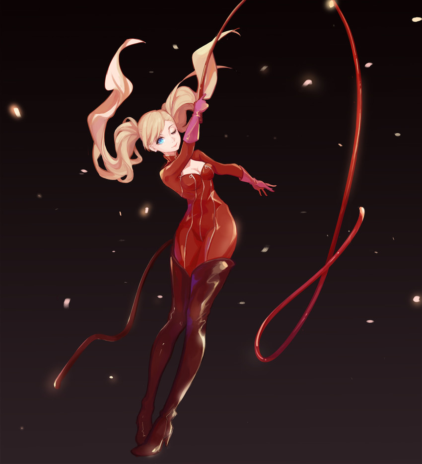 takamaki anne and panther (persona and 1 more) drawn by kiyor