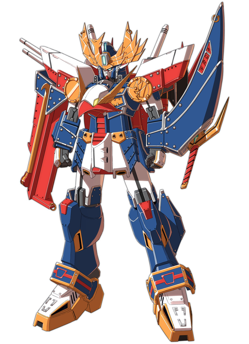 f90y cluster gundam and hiten gundam choshogun (gundam and 2 more) drawn by shingo_(picturepuzzle)