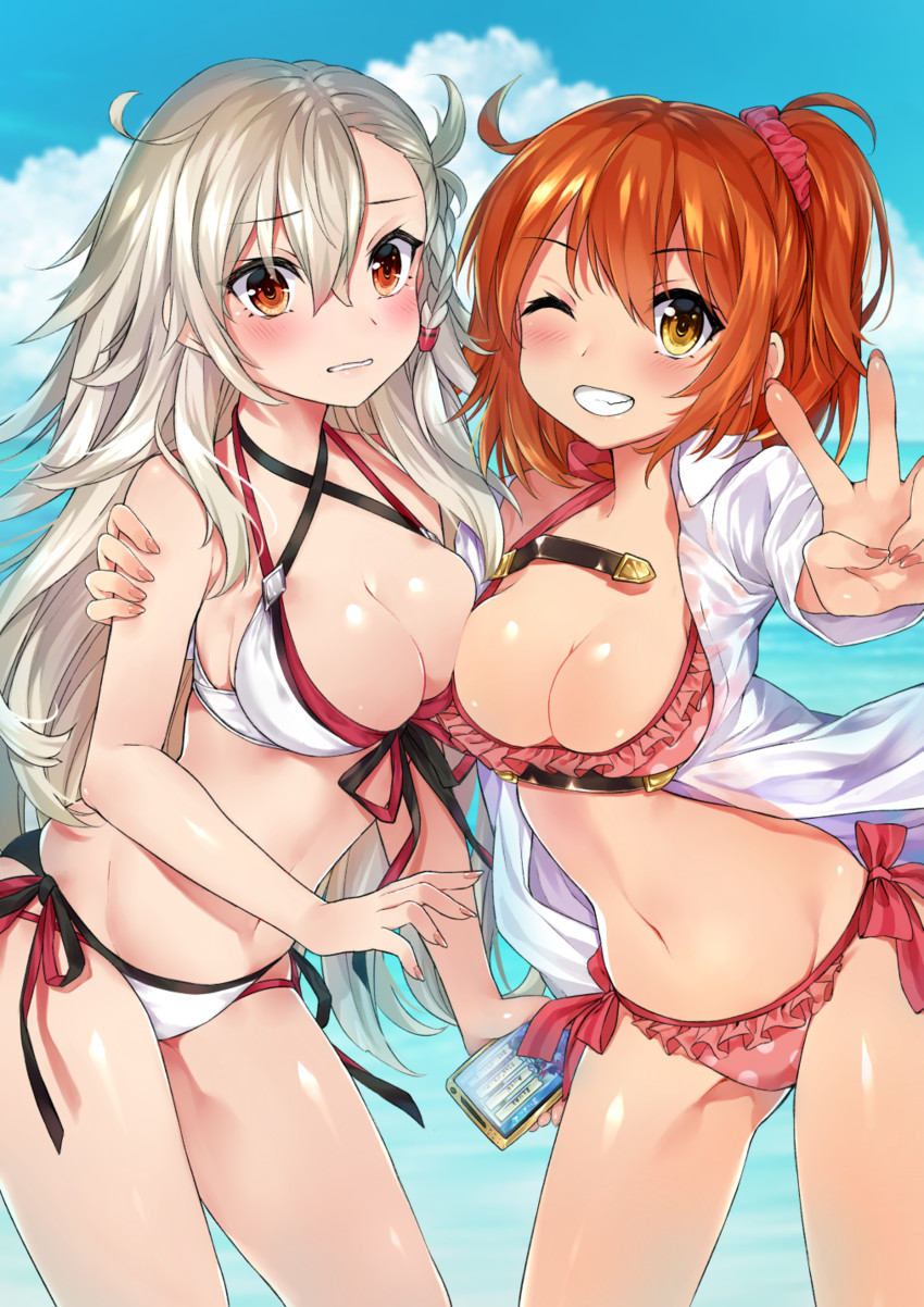fujimaru ritsuka, elizabeth bathory, and olga marie animusphere (fate and 1 more) drawn by komazuki_(komaworks240)