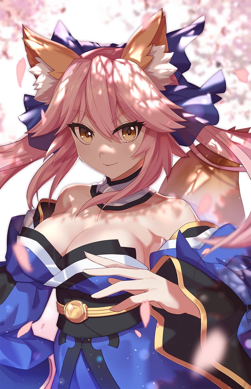 tamamo and tamamo no mae (fate and 1 more) drawn by gqi_(pixiv_11877511)