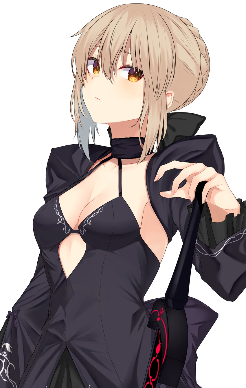 artoria pendragon and saber alter (fate and 2 more) drawn by jun_(aousa0328)