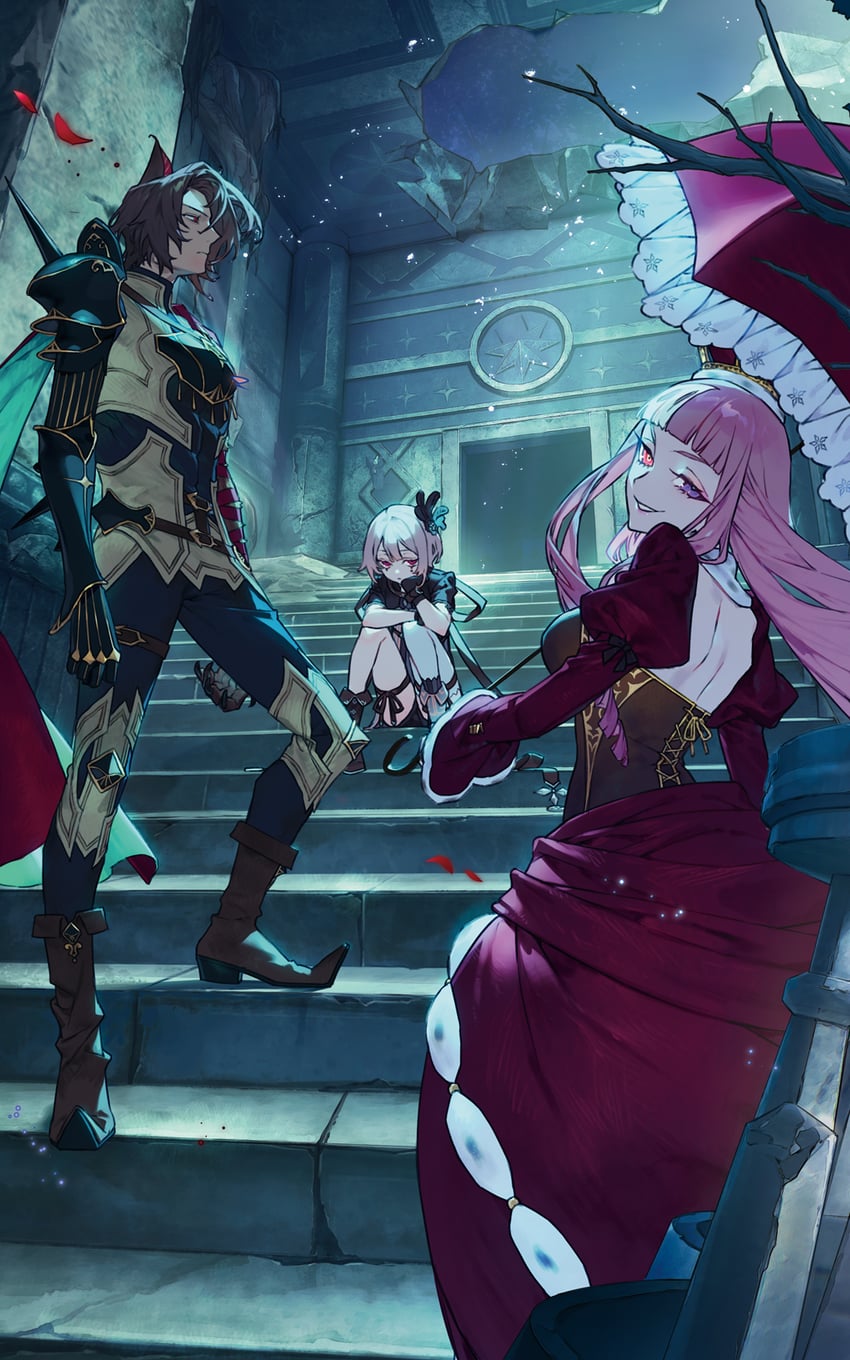 johanna, geron diesel, and lara trockel (atelier and 1 more) drawn by noco_(adamas)