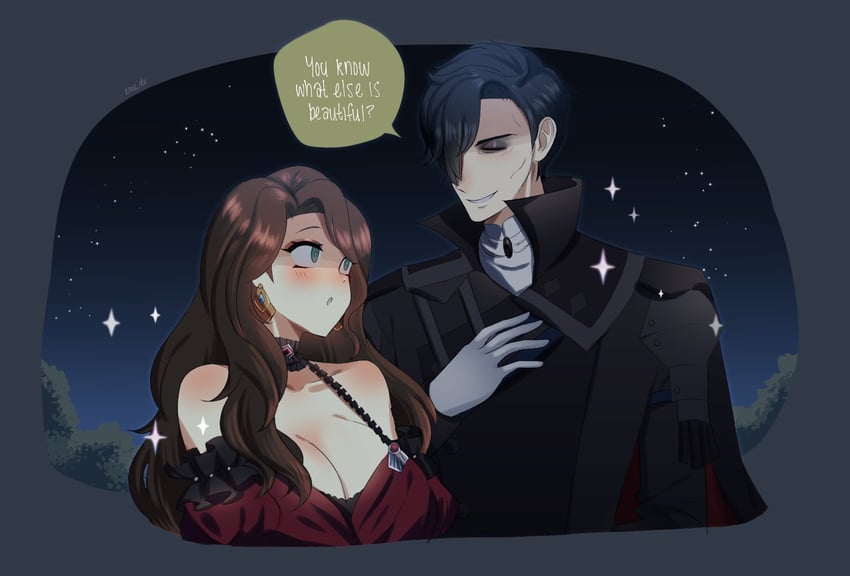 dorothea arnault and hubert von vestra (fire emblem and 1 more) drawn by eine_(eine_dx)