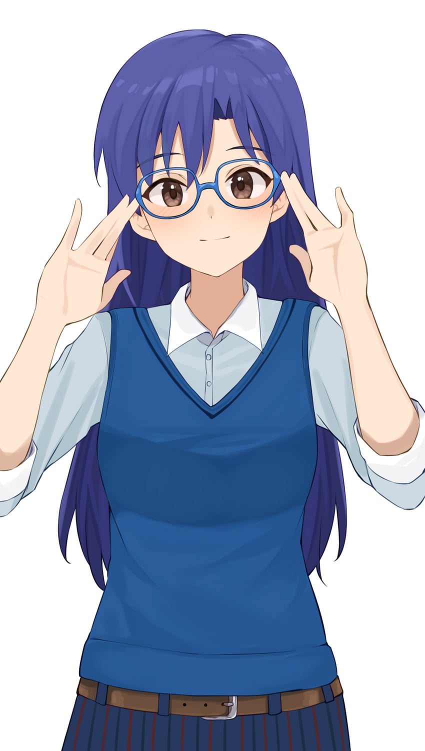kisaragi chihaya (idolmaster and 2 more) drawn by yaki_tai