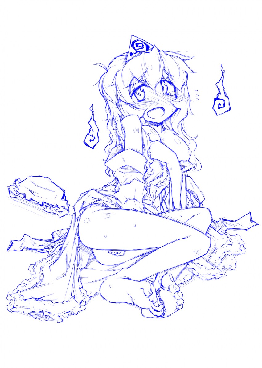 saigyouji yuyuko (touhou) drawn by narumiya_(narumiya)