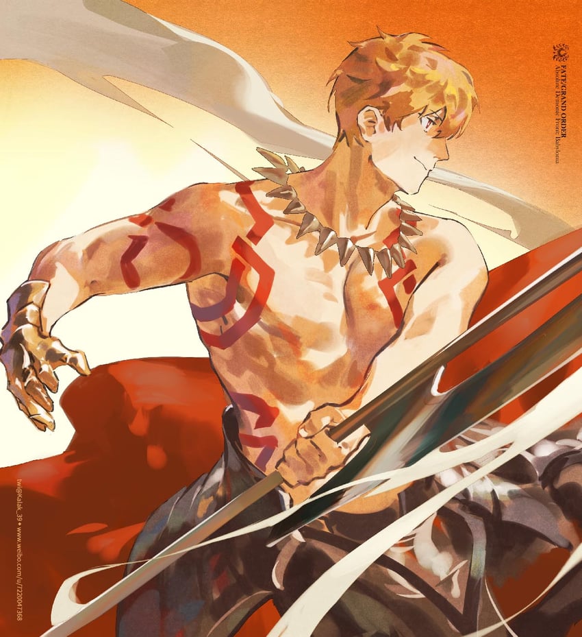 gilgamesh (fate and 1 more) drawn by kalak_39