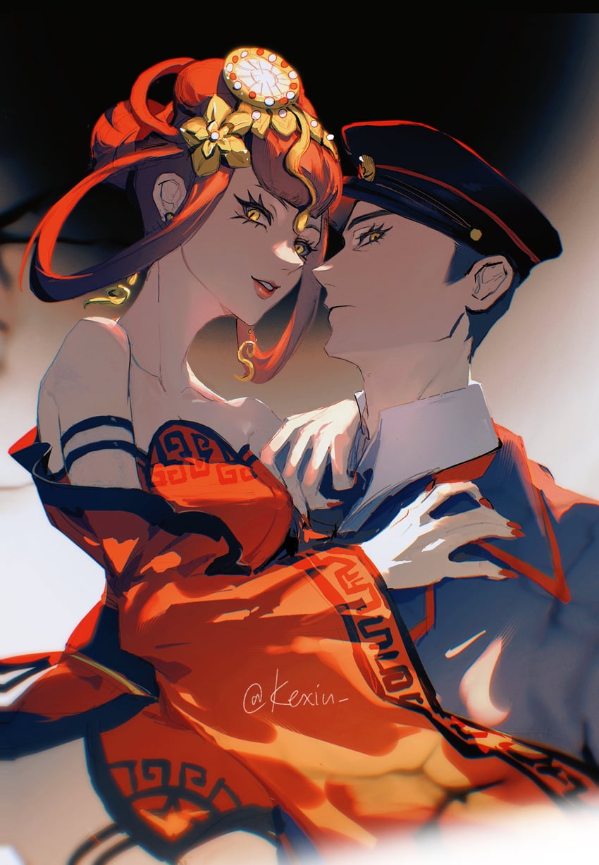 nuwa and yakumo shohei (shin megami tensei and 1 more) drawn by kexiu