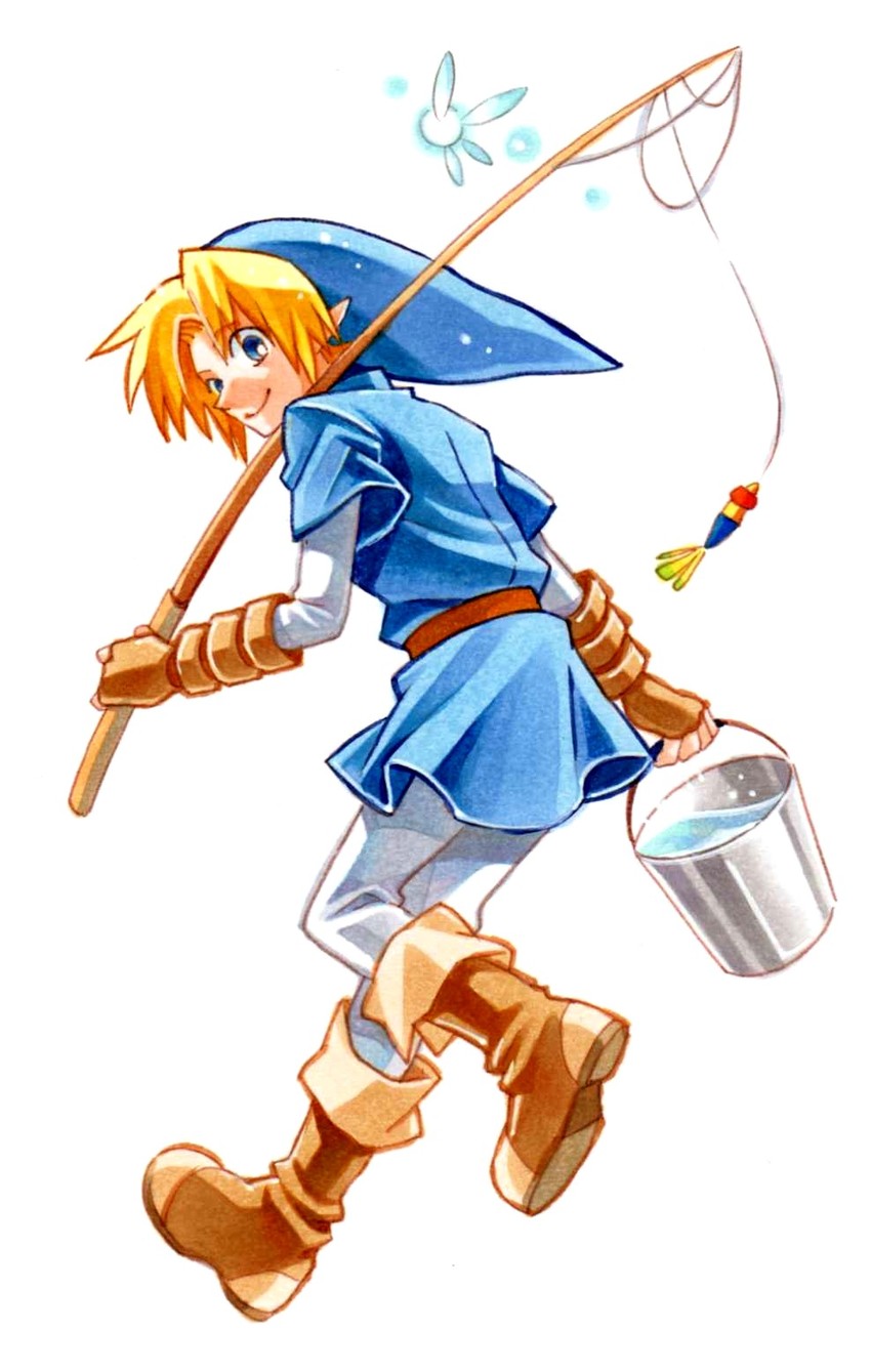 link and navi (the legend of zelda and 1 more) drawn by minami_no_shirou