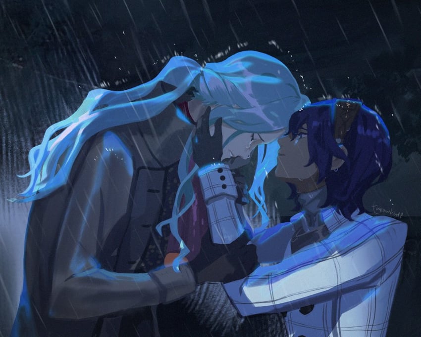 protagonist and alonzo (metaphor: refantazio) drawn by takawbird