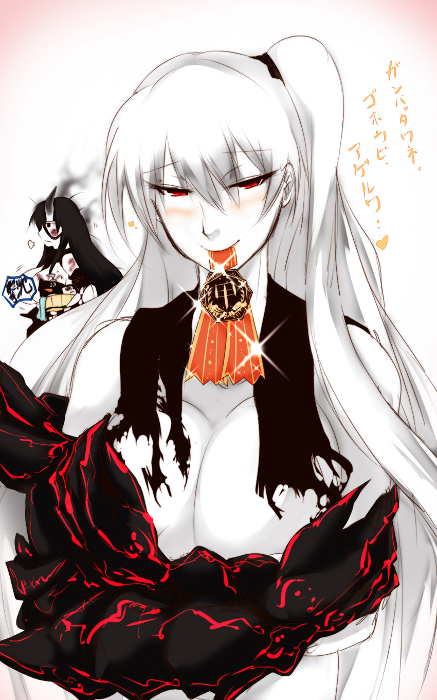 failure penguin, aircraft carrier princess, and battleship water oni (kantai collection) drawn by dandara_(karakure)