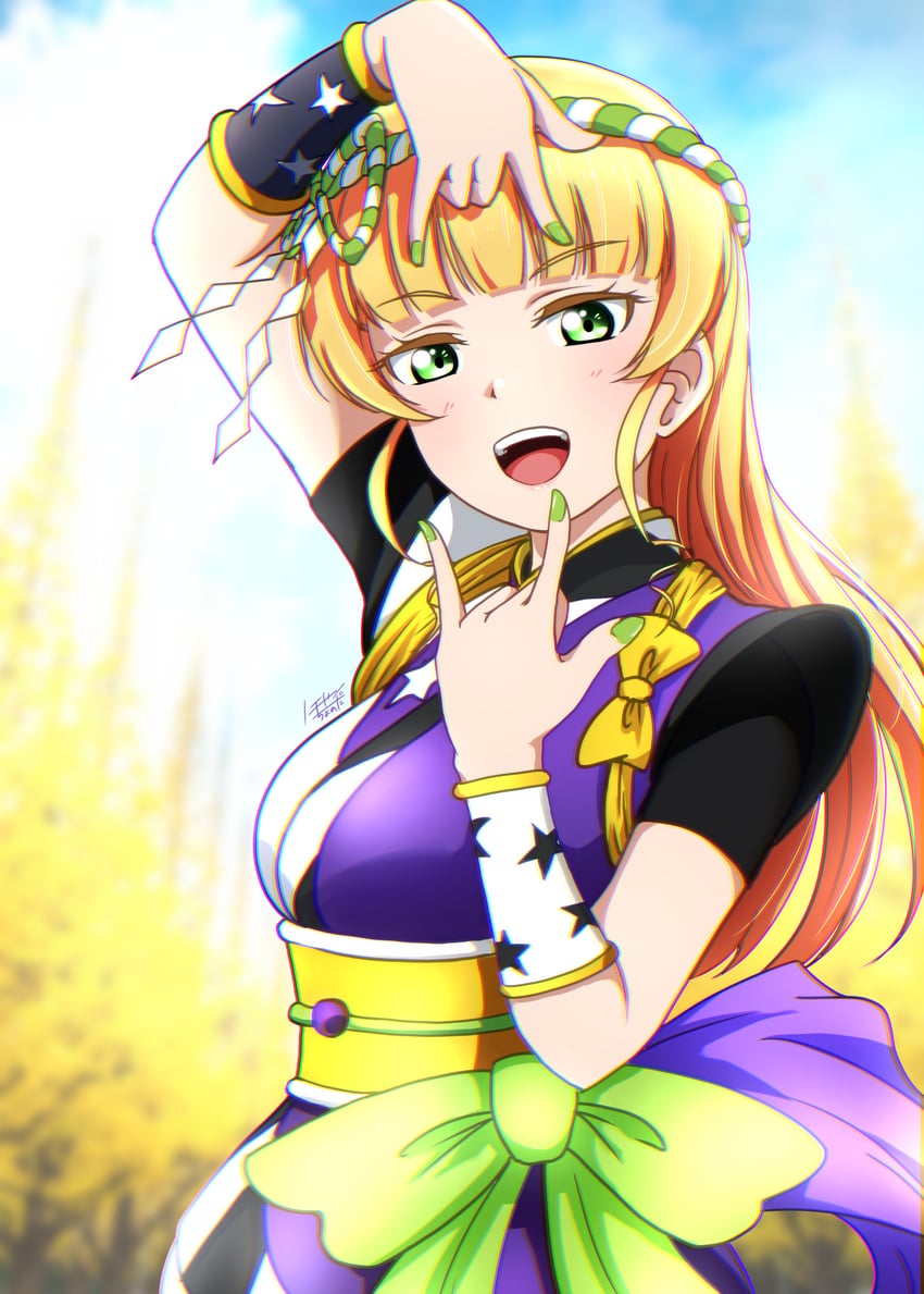 heanna sumire (love live! and 1 more) drawn by noochan_chonoda