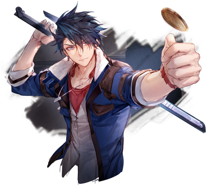 van arkride (eiyuu densetsu and 2 more) drawn by achan_(blue_semi)