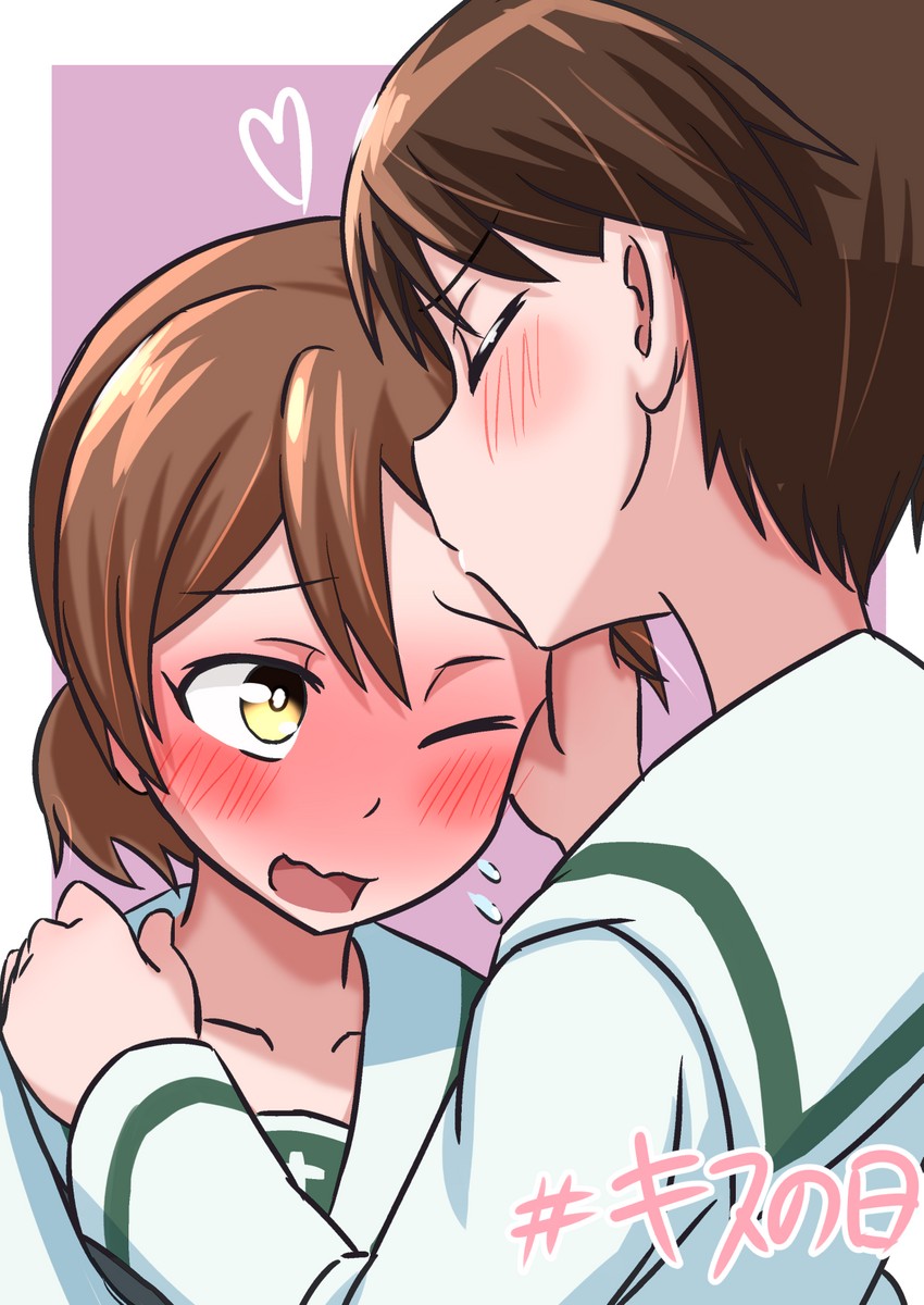 isobe noriko and kawanishi shinobu (girls und panzer) drawn by coffeenougat_1985