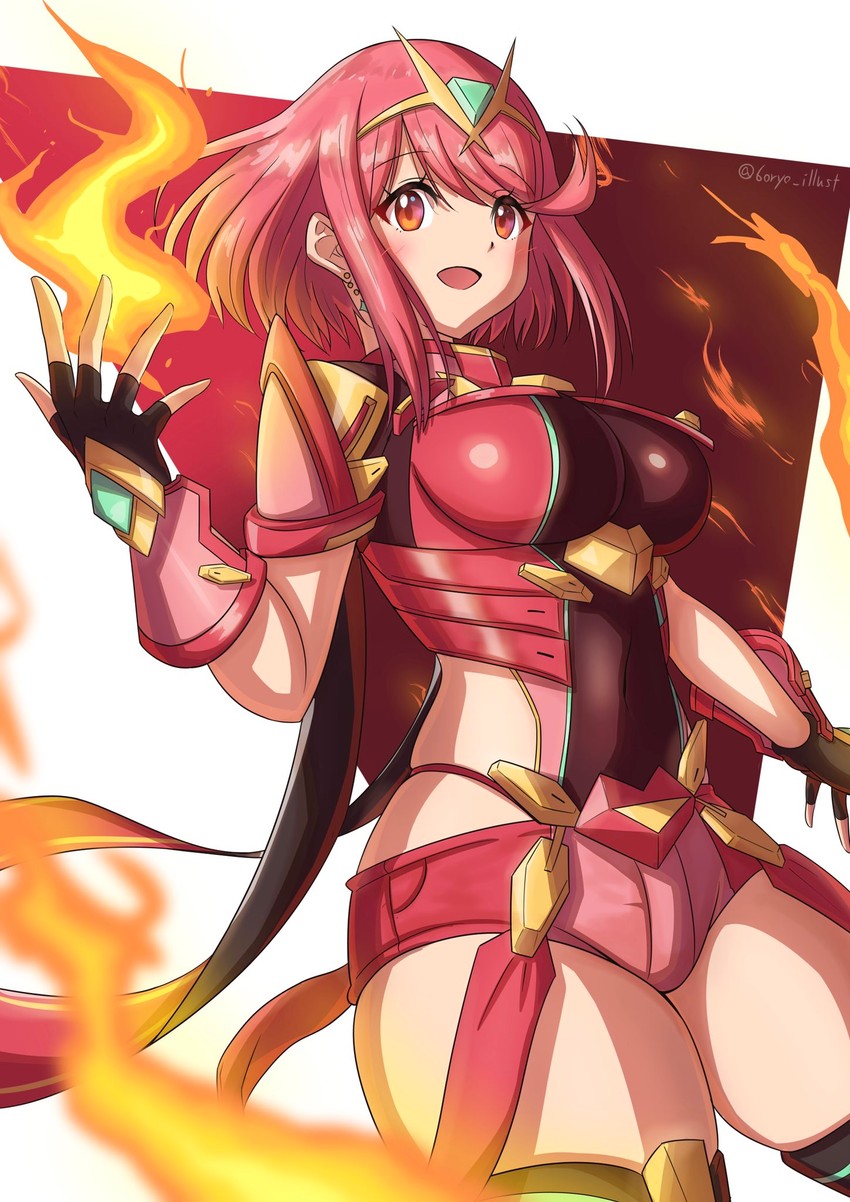 pyra (xenoblade chronicles and 1 more) drawn by ryochan96154