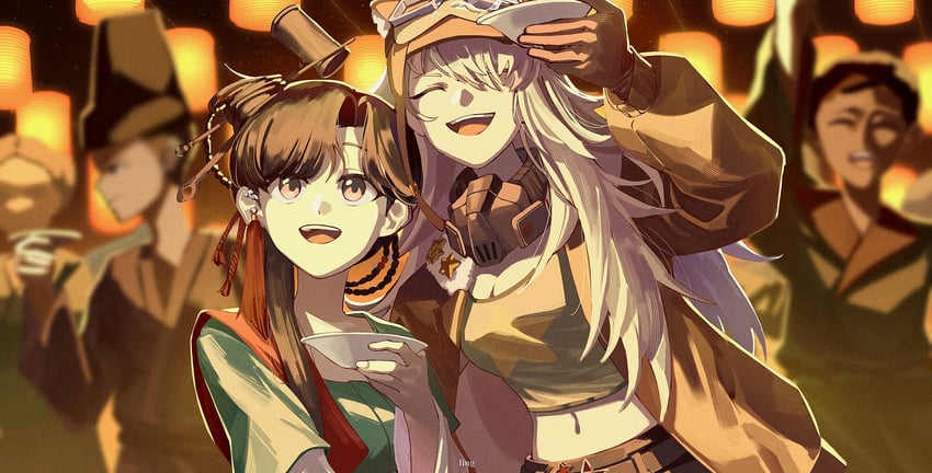 jiu niangzi and lilya (reverse:1999) drawn by ling_(chaaaaanhikari)