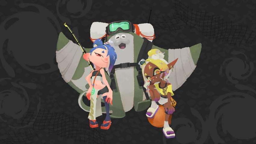 shiver, frye, and big man (splatoon and 2 more)