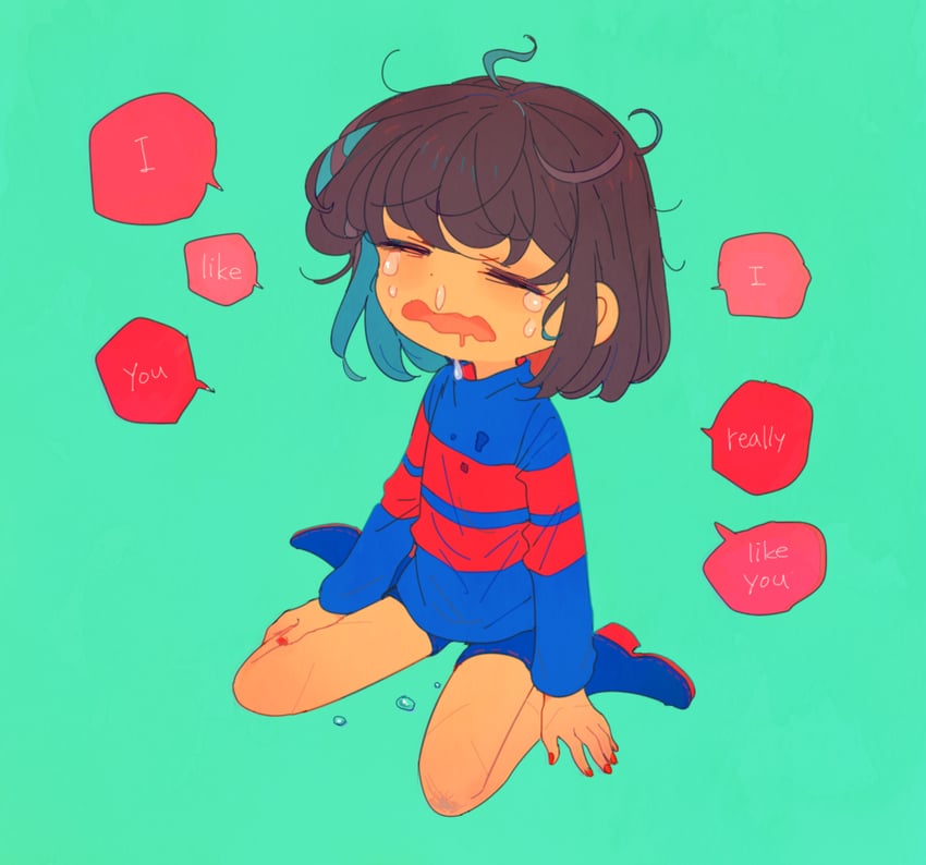 frisk (undertale) drawn by soseji_(tjduswjd)