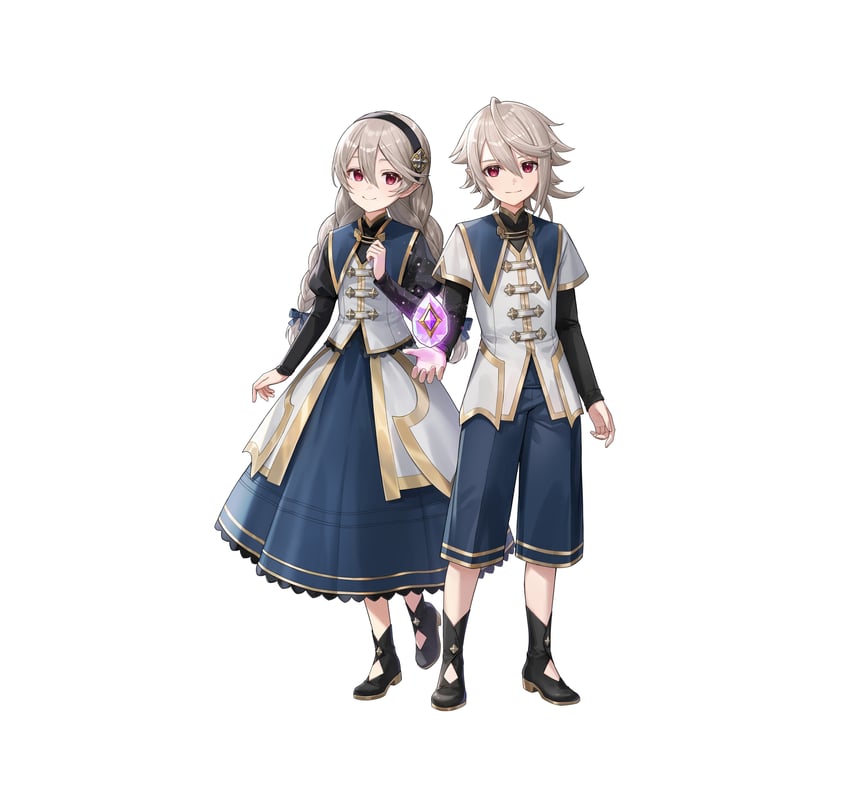 female corrin and male corrin (fire emblem and 2 more)