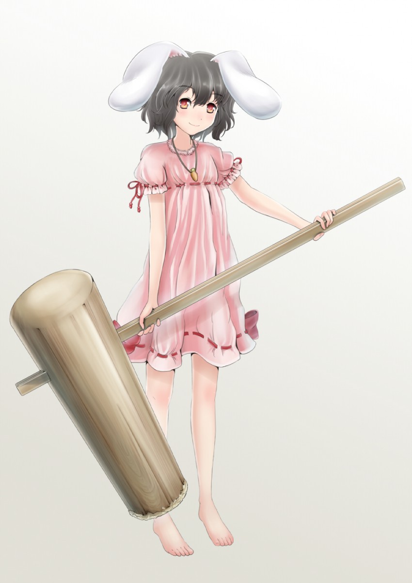 inaba tewi (touhou) drawn by amano_myonta