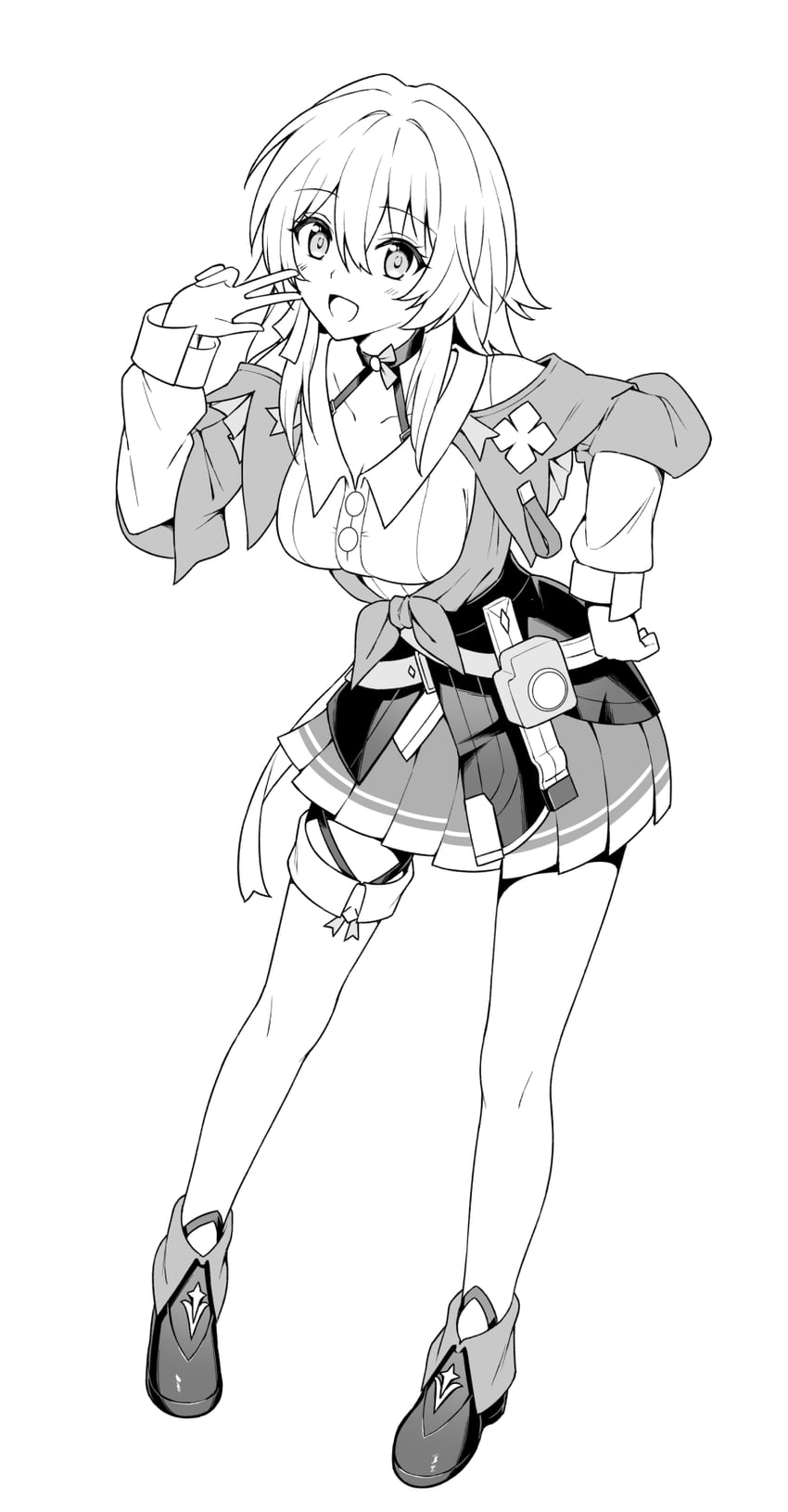 march 7th (honkai and 1 more) drawn by t@ke-g