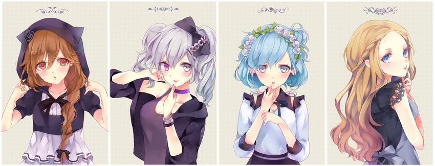 mikaze ai, kotobuki reiji, camus, and kurosaki ranmaru (uta no prince-sama) drawn by tukino_(panna)