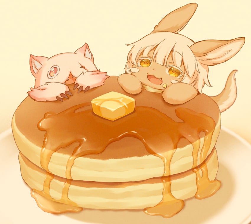 nanachi and mitty (made in abyss) drawn by choke_(amamarin)