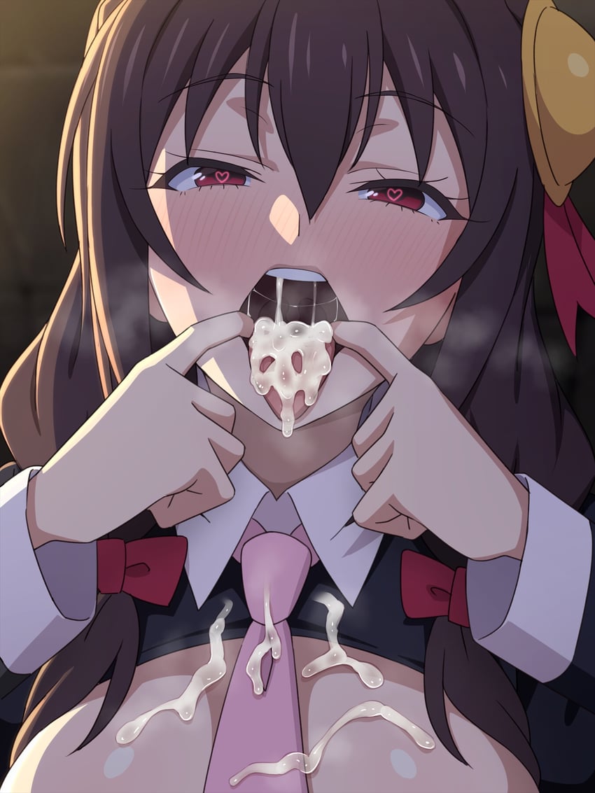 yunyun (kono subarashii sekai ni shukufuku wo!) drawn by tedain